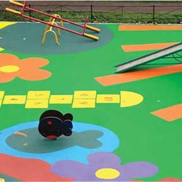 Покрытие для детских площадок для улицы, дачи или внутренних помещений